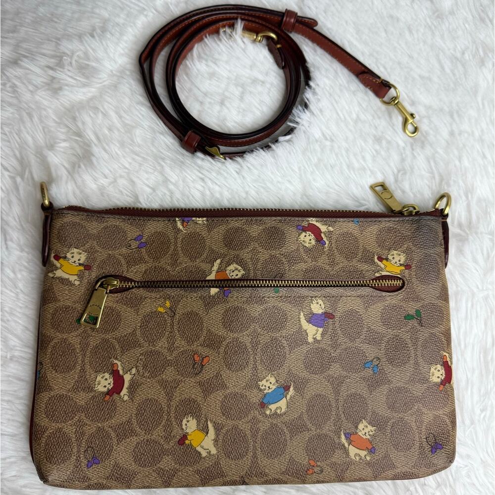 COACH Polly Crossbody In Signature Canvas - Picture 2 of 14